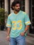 EyeBogler Men Printed Round Neck Polycotton Dark Blue T-Shirt - Image 7