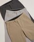 TheMutedThreads Pack of 3 Men Slim Fit Light Blue, Black, Dark Green Lycra Blend Trousers - Image 8