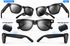 markif Smart Camera Glasses with Dual Speakers Bluetooth (Black) - Image 7