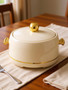 MODWARE Atlantis 2000ml Inner Steel Hot Casserole Hotpot Box For Roti, Ivory Serve Casserole 2000 ml