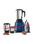 Longway Roto Max with Powerful Motor & Kwid 1100 Watt Dry Iron | 500 W Juicer Mixer Grinder Roto-Max | 3 Jars | Blue & Black