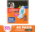 Whisper Choice Nights, 40 XXL Pads, Gives Up to 100% worry-free protection all night** with 4x back coverage