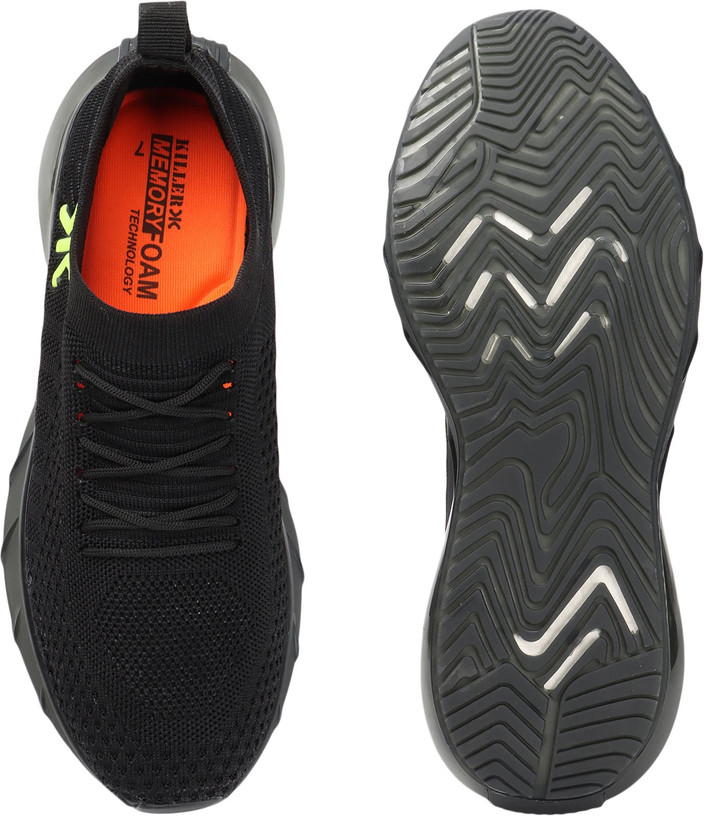 KILLER 22509-Black Phylon Walking Shoes For Men - Buy KILLER