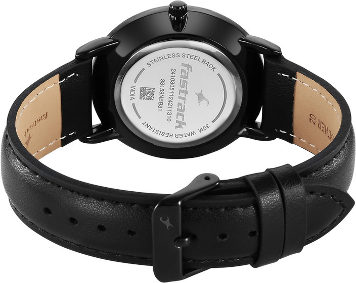 Strap Fastrack Watch Ss Back 50m Wr Fastrack Ss Black Watch 50m Wr