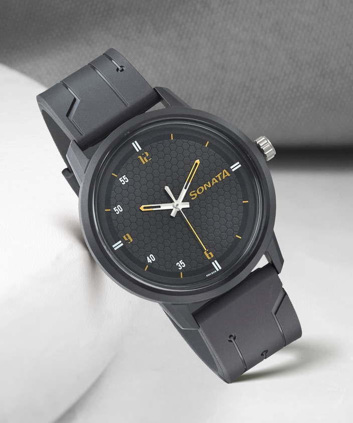 Sonata Volt Sonata Black Wrist Watch Buy Online Sonata Aspire