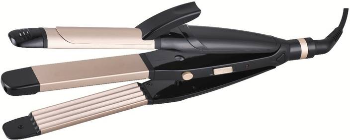 NOVA 3 in 1 Hair Styler Straightener Curler Crimper NHS 803