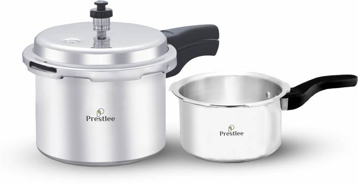Prestlee Aluminium Premium Outerlid Pressure Cooker 2 Ltr 3 Ltr Combo THE DEAL APP Get Best Deals Discounts Offers Coupons for Shopping in India