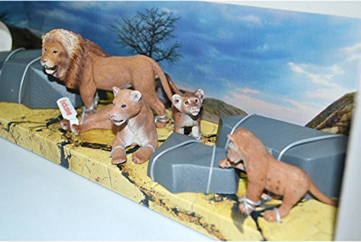 特撮 Schleich Lion Family Scenery Pack d2ldlup Schleich Lion Family Scenery Pack : Schleich: Amazon.sg: Toys