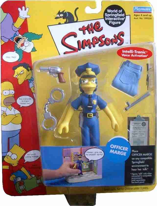 Playmates Toys The Simpsons Officer Marge - The Simpsons