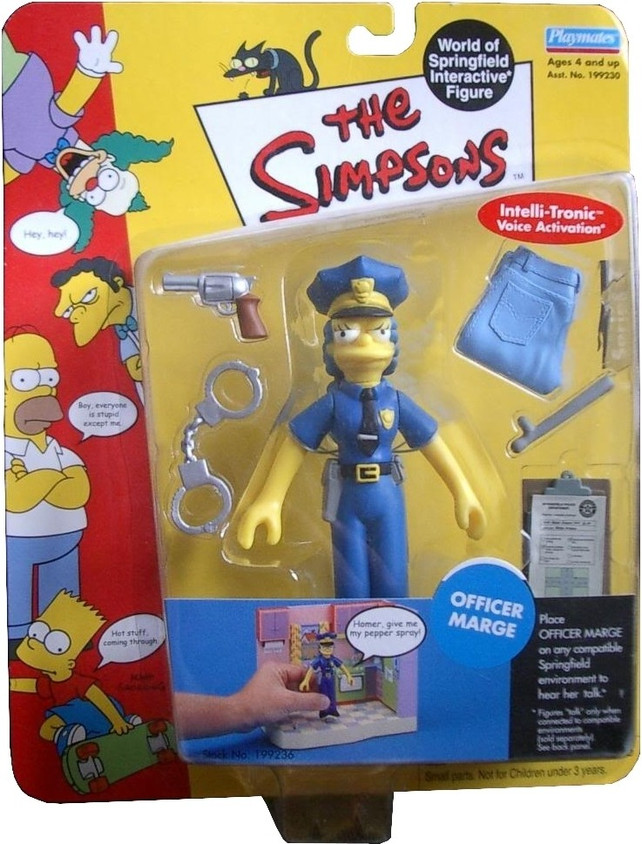 The Simpsons フィギュア OFFICER MARGE ザシンプソンズ The Simpsons - Officer Marge - series 7 police World