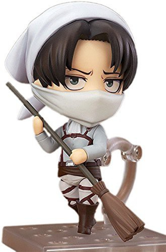 Attack on Titan Nendoroid 417 Levi Cleaning Ver. Pvc Figure
