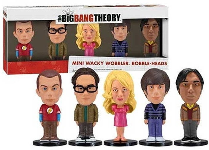 Funko Big Bang Theory Mini Wacky Wobbler Bobble Heads Set