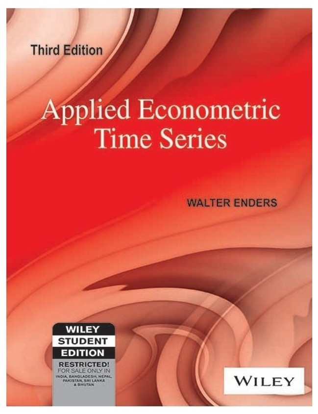 ビジネス・経済 APPLIED ECONOMETRIC TIME SERIES (4 ed.) Applied Econometric Time Series (Wiley Series in Probability