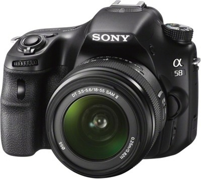 SONY Alpha SLT-A58Y DSLR Camera (Body with DT 18 - 55 mm F3