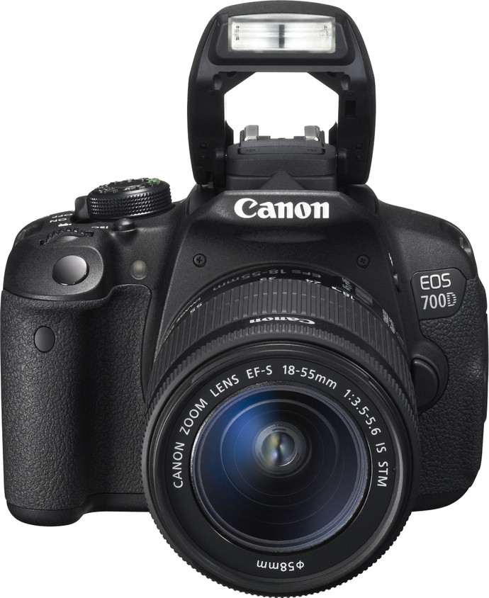 Canon EOS 700D DSLR Camera Body with Dual Lens: EF S18 55 mm IS