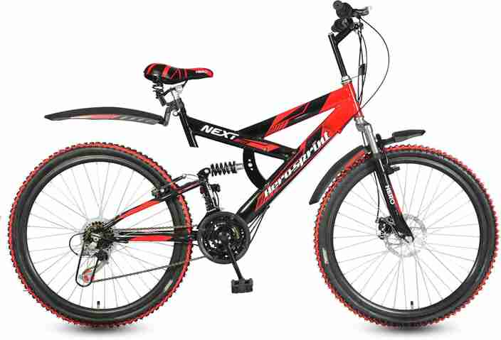 Hero Gear Cycle Red HERO Next 26T 18 Speed Sprint 26 T (inch