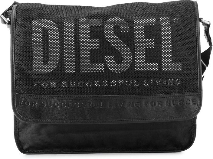 Buy DIESEL Men Black Messenger Bag T8013 Online @ Best Price