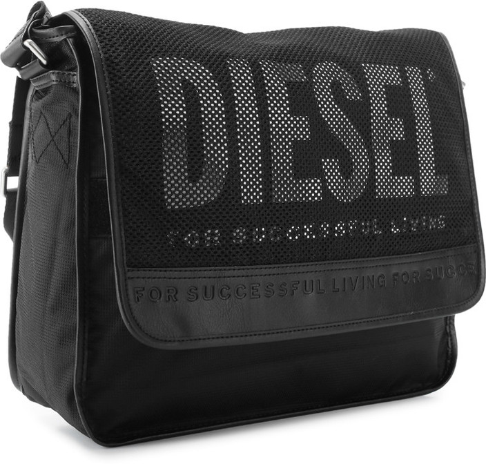 バッグ OLD DIESEL leather messenger bag black Diesel 1DR Messenger Bag | Black | FARFETCH NO