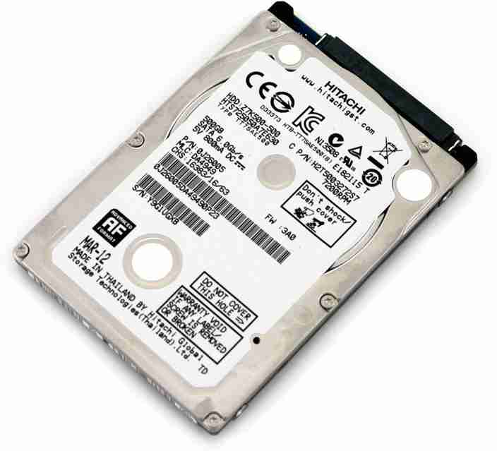 Hitachi Travelstar 500 GB Laptop SATA Internal Hard Disk Drive