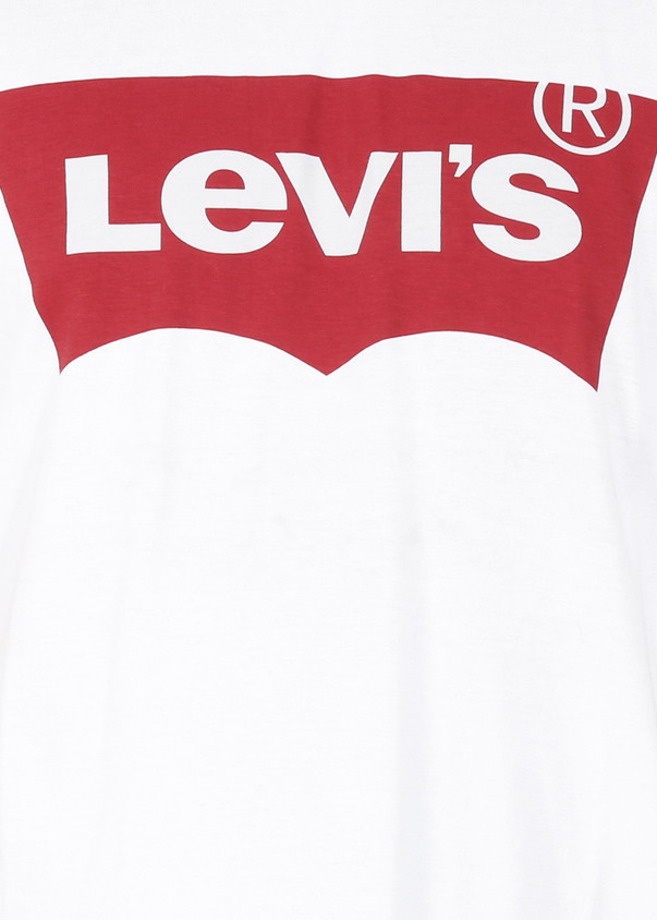 white and red levis t shirt