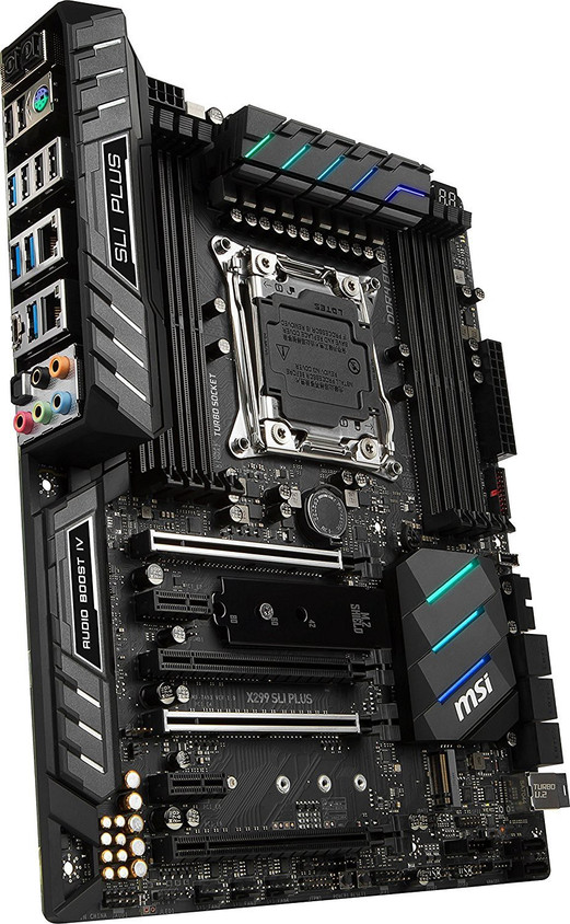 MSI Pro Series Intel X299 LGA 2066 DDR4 USB 3.1 SLI ATX X299