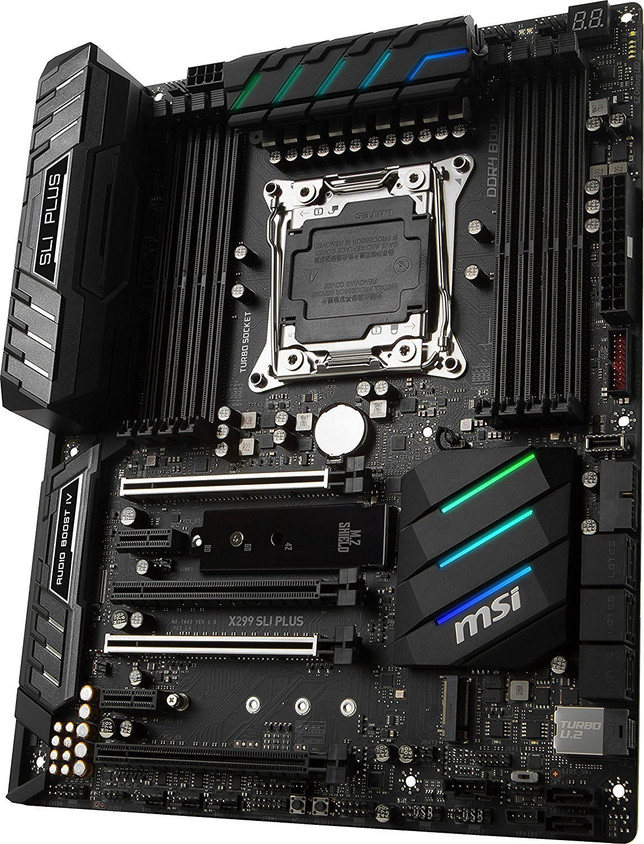 MSI X299 SLI PLUS 新品未使用品 LGA2066 MSI Intel X299 SLI PLUS Chipset LGA 2066 DDR4 SDRAM