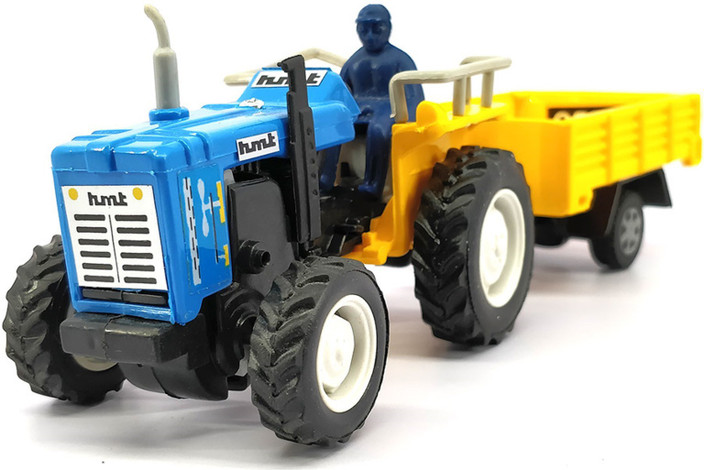 Little Red Tractor Big Blue Toy Centy Toys Tractor With Trolley