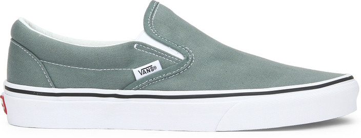 Slip On Grey Van Shoes VANS Classic Slip-On Sneakers For Men
