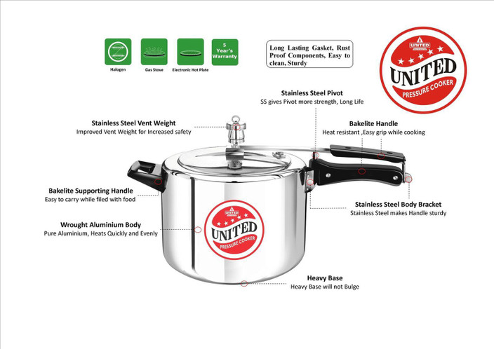Majestic Pressure Chetak Pressure Cooker Litre Price Commercial