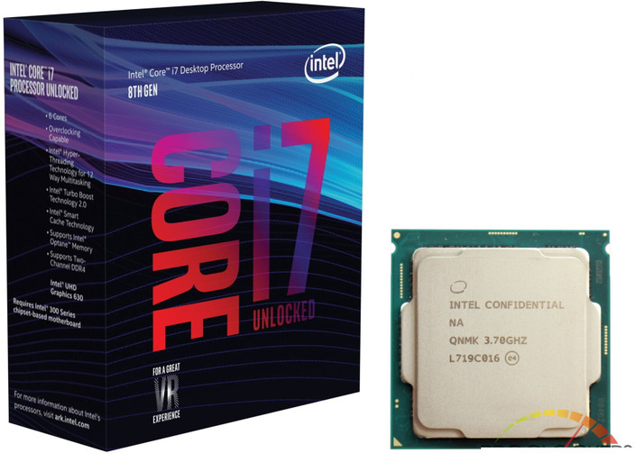 Intel i7 8700k 3.7 Upto 4.7 LGA 1151 Socket 6 Cores 12