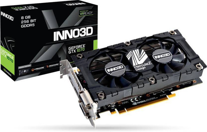 Inno3D GTX 1070 GDDR5 8 GB NVIDIA Chipset 256 bit 1506 MHz
