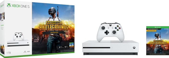 MICROSOFT Xbox One S 1 TB with PlayerUnknown's Battlegrounds
