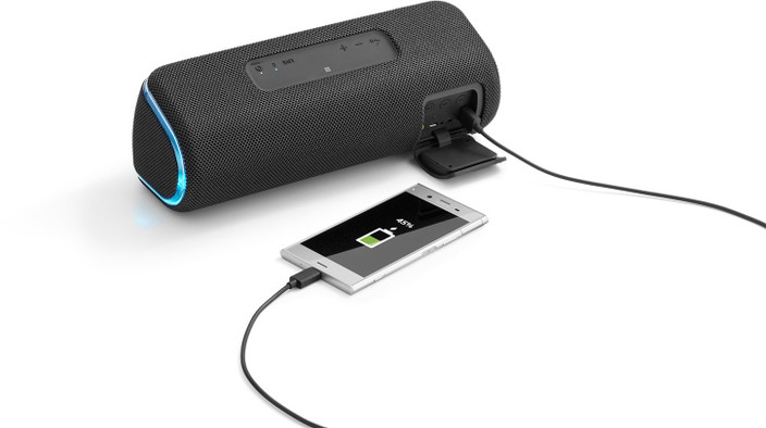 美品❗️ SONY SRS-XB41 Bluetoothスピーカー グレー SRS-XB41 | アクティブスピーカー／ネックスピーカー | ソニー
