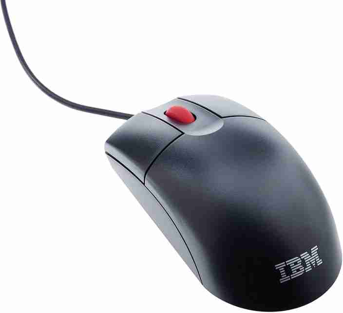IBM 2 Button Optmouse Wheel Black USB Wired Ambidextrous