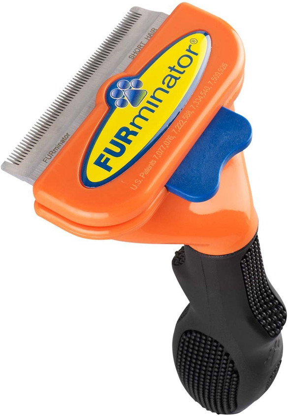 FURMINATOR Medium Deshedding Tool Long Hair Shedding Blade for Dog