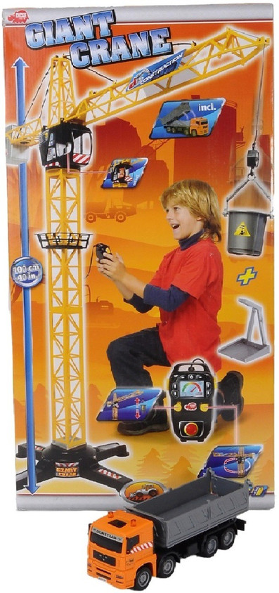 Toys Construction Dickie Giant Crane Dickie Rc Giant Crane, 100 Cm