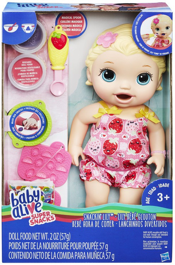 Snackin Lily Different Baby Alive Hasbro Baby Alive Snackin' Lily