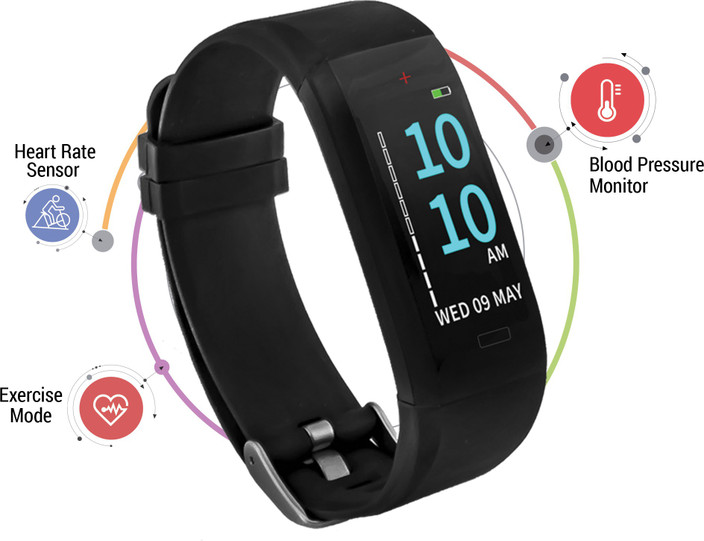 Blood Pressure Goqii Smart Vital Smartwatch Goqii Bp Monitor