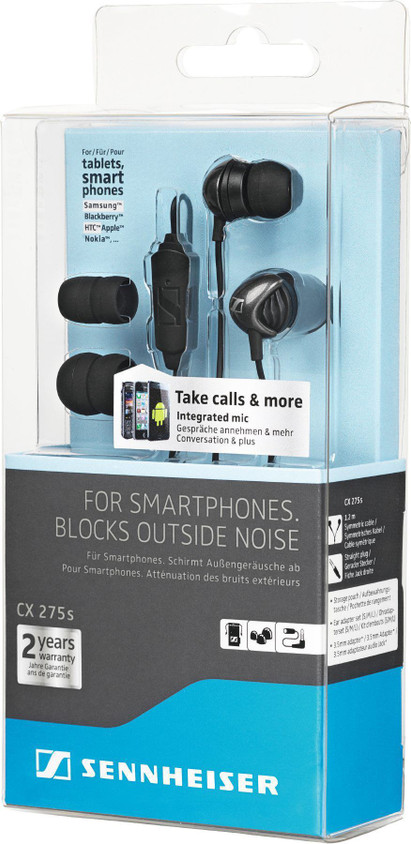 Sennheiser Flipkart Sennheiser Cx 275s Price In India Sennheiser - Main Image