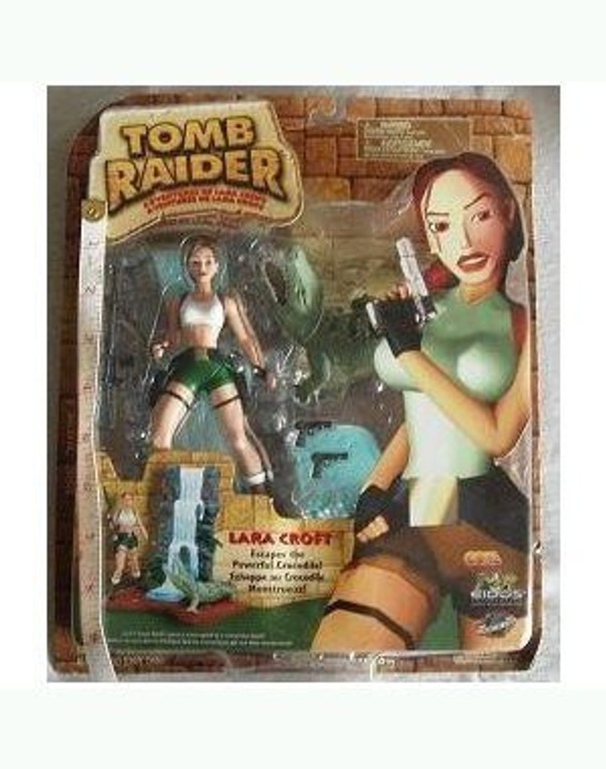 Playmates Tomb Raider Lara Croft フィギュア 1999 Playmates Tomb Raider Lara Croft In Jungle Suit Action