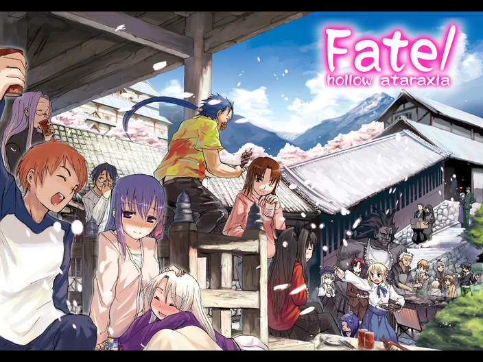 Fate/hollow ataraxia FACT ILLYA 桜 SP RIN Just started Fate Hollow Ataraxia. This image looks like it