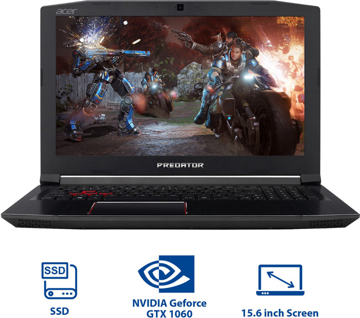 Acer Predator Helios 300 Intel Core i7 8th Gen 8750H (16 GB/1 TB HDD/128  GB SSD/Windows 10 Home/6 GB Graphics/NVIDIA GeForce GTX 1060) PH315-51-73BH 
