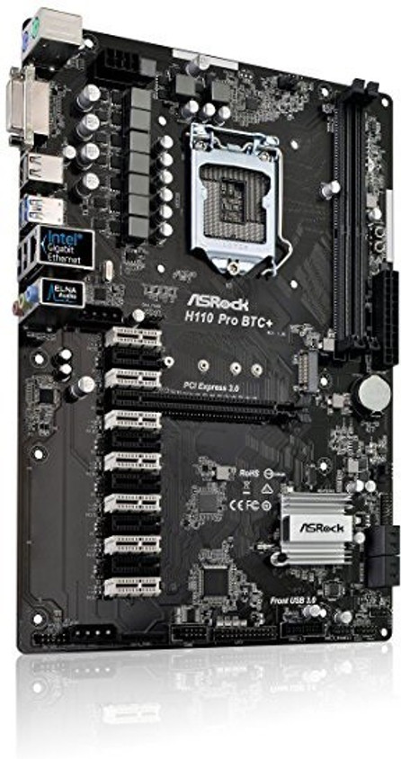 ASRock H110 Pro BTC+ INTEL CPU onboardSocket ATX Intel H110