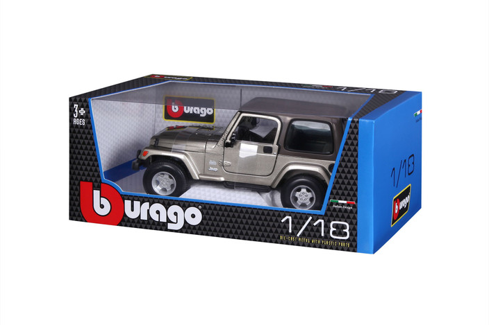 bburago JEEP Wrangler ブラック BBURAGO 1:32 W/B Jeep Wrangler Unlimited Rubicon : Amazon.in