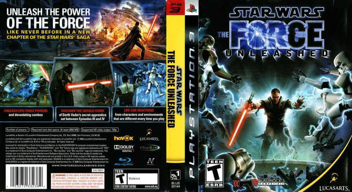 PS3 Star Wars The Force Unleashed Price in India - Buy PS3