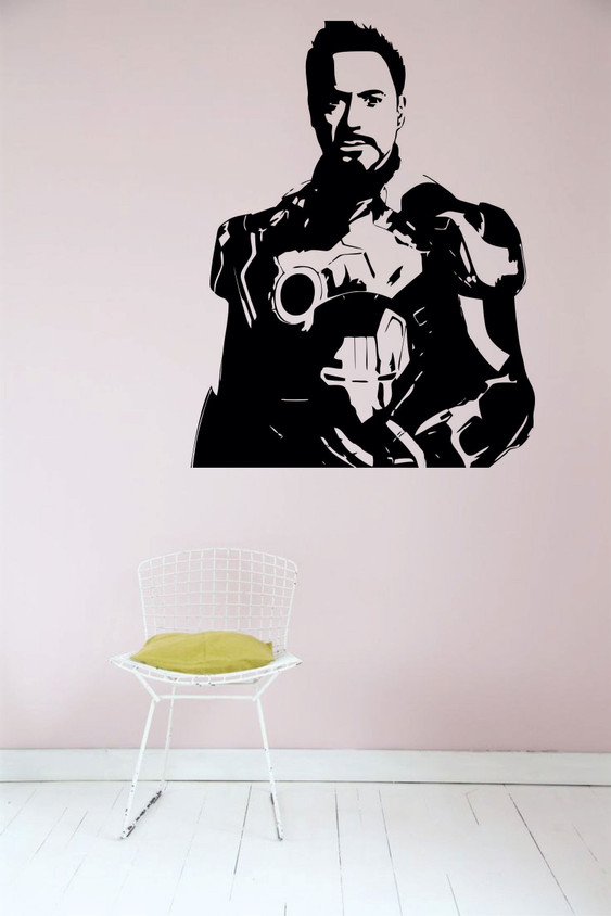 Iron Man Mac Stickers 2 Pack Stark Industries Die-Cut Vinyl Stickers – Iron Man / Ironman Decals For Cars, Laptops, More Stark Industries T Shirt - Foto 10