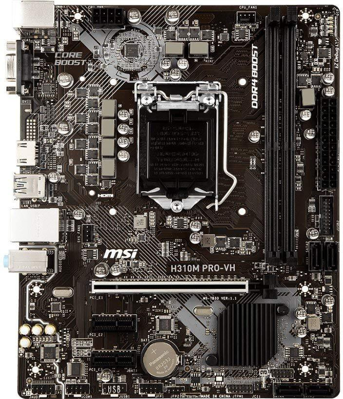 H310M PRO-VH 新品未使用品 MSI H310M PRO-VH LGA1151Socket Micro-ATX Intel H370 Chipset