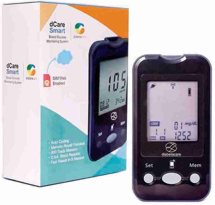 D Care Glucometer W Device Kit: Accurate, Easy Blood Sugar Testing