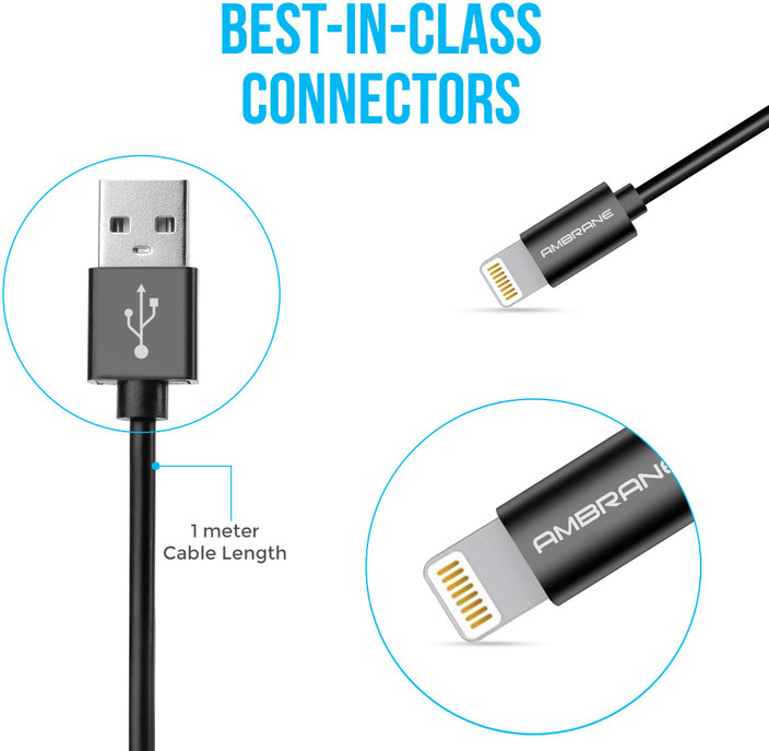 Lightning Cable Ambrane Charger Cable Price Lightning Connector