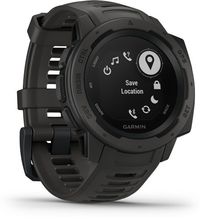 GARMIN Instinct Rugged Outdoor GPS Watch, Monitors Heart Rate